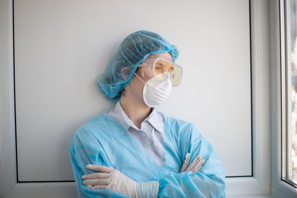 Employee having anxiety over PPE shortages