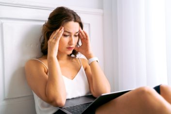 Women feeling stressed and burned out